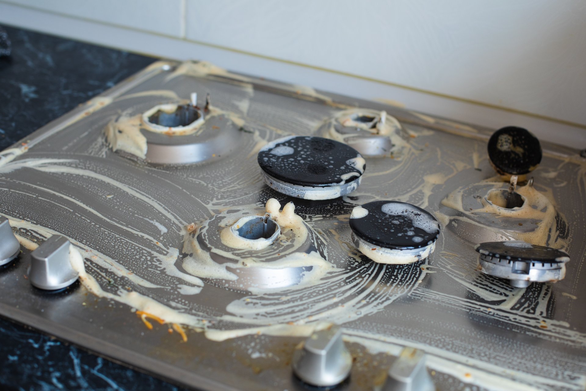 Correctly loaded dishwasher showing proper spacing between dishes